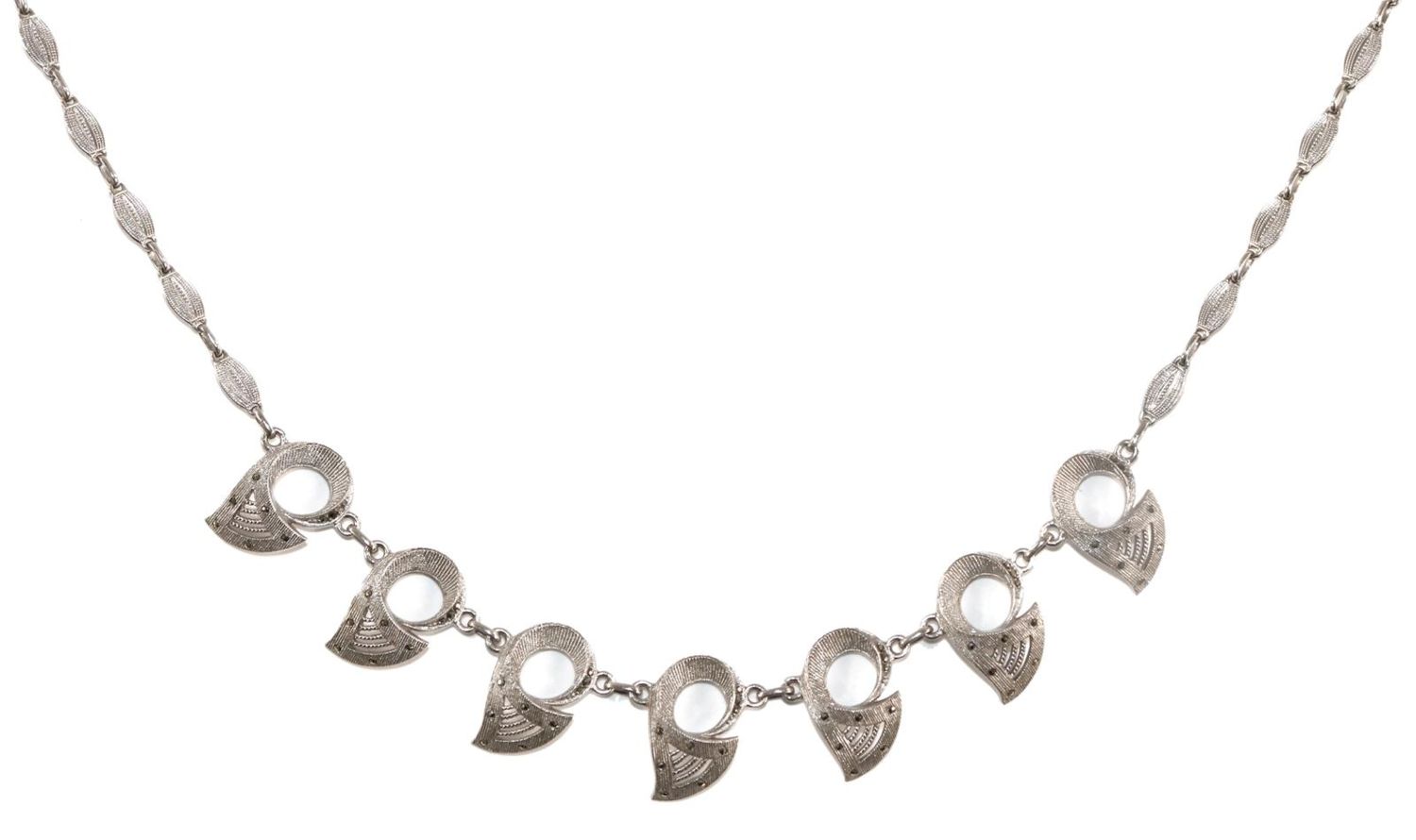 Große Abbildung Nr.1: 126-2461 Collier um 1935/40: (Schmuck, Theodor Fahrner)