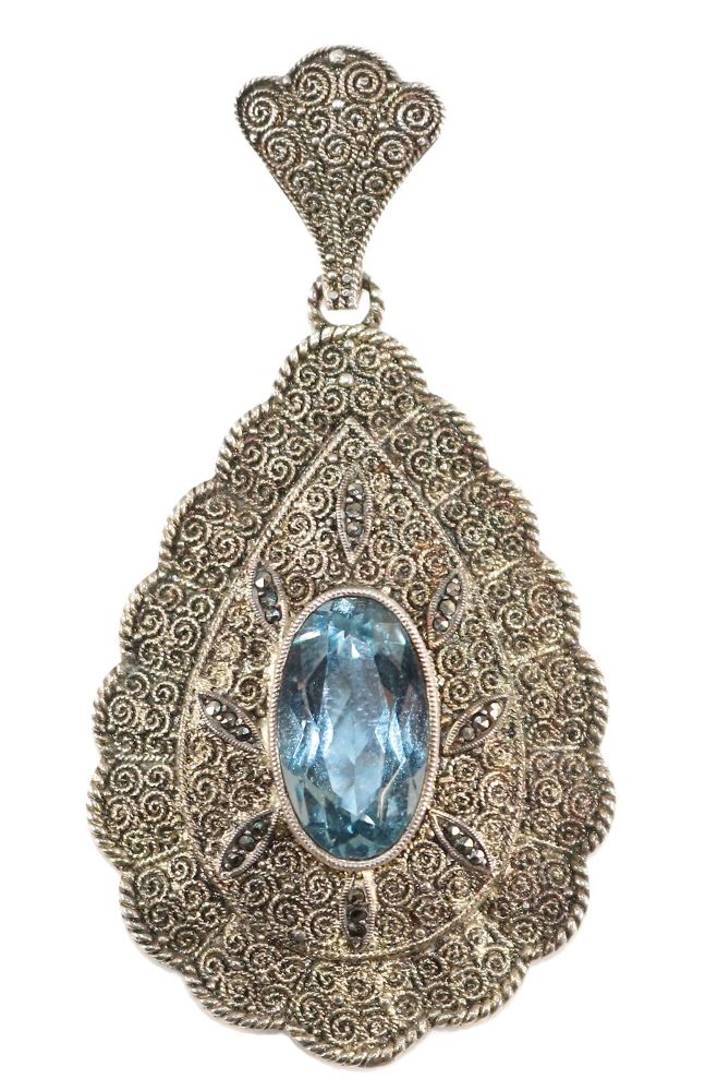 Große Abbildung Nr.1: 126-2465 Prachtanhänger: (Schmuck, Theodor Fahrner)