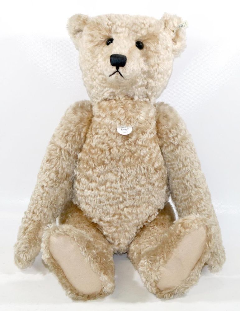 Große Abbildung Nr.1: 126-2546 Steiff Teddy Blond 65.: (Spielzeug, Puppen und Bären)