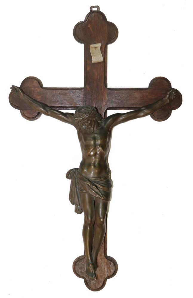Große Abbildung Nr.1: 126-2570 Christus, Kruzifix.: (Volkskunst, Religiöse Volkskunst)