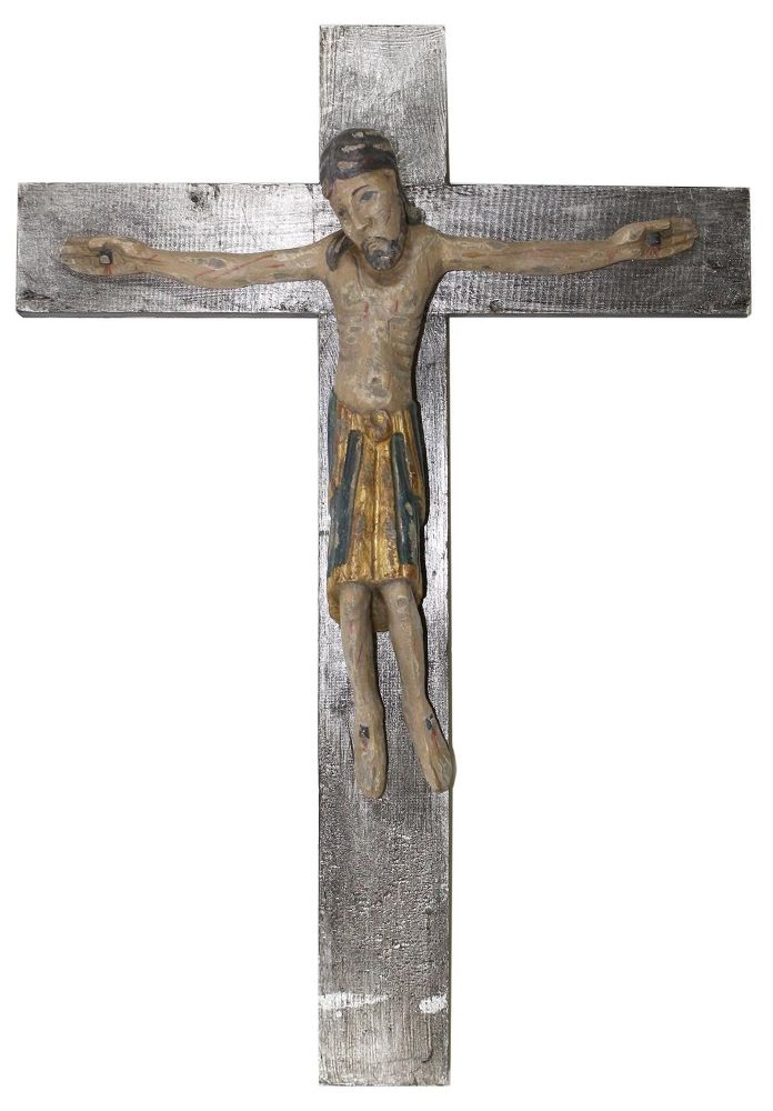 Große Abbildung Nr.1: 126-2575 Kreuzigung.: (Volkskunst, Religiöse Volkskunst)