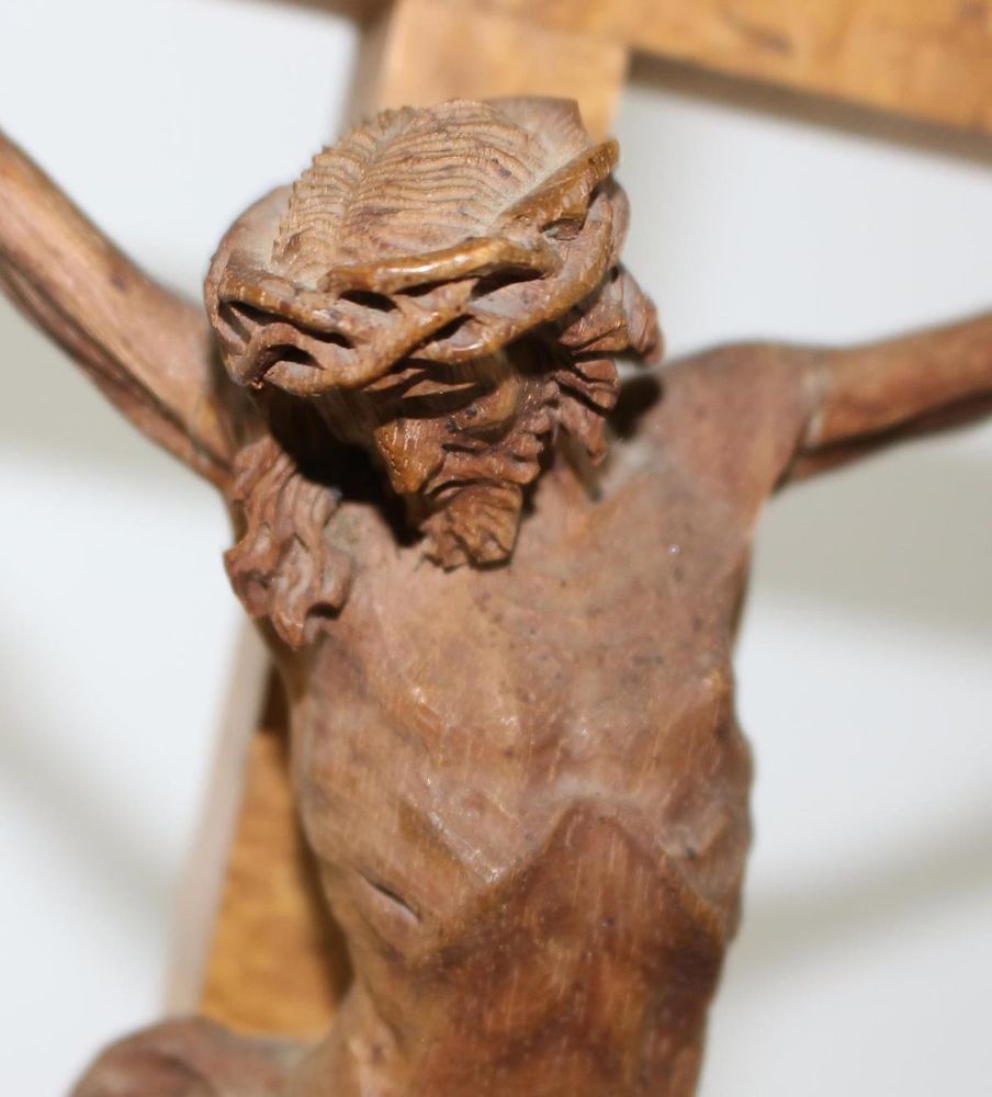 Große Abbildung Nr.2: 126-2578 Oberammergau Kruzifix.: (Volkskunst, Religiöse Volkskunst)