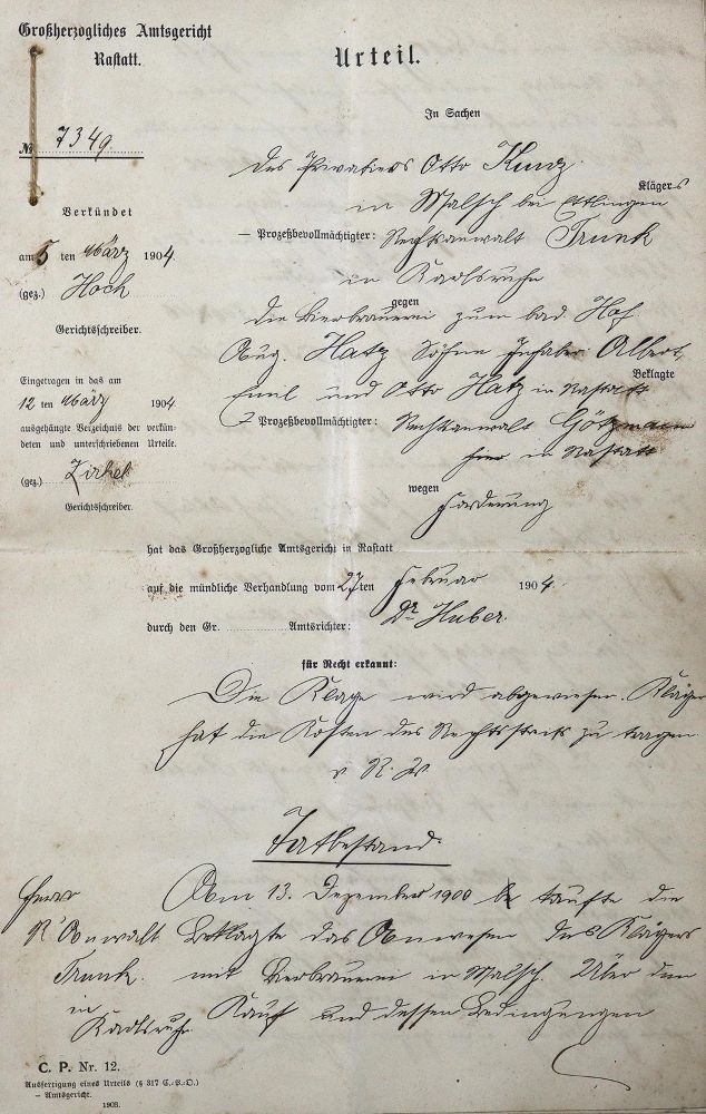 Große Abbildung Nr.3: 126-2609 Malsch und Umgebung.: (Photographie)