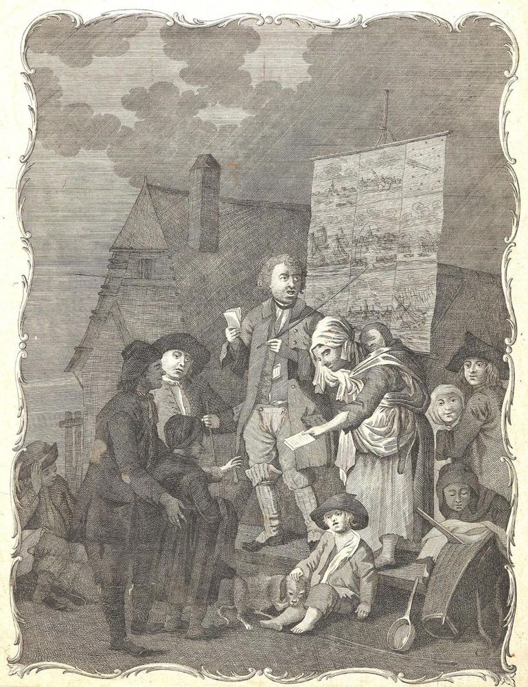 Große Abbildung Nr.1: 126-2635 Bänkelsänger.: (Varia, Berufe)