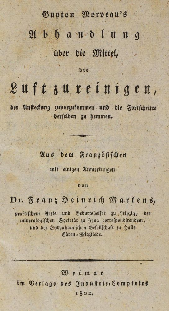 Große Abbildung Nr.1: 126-266 Morveau,G.(L.B.d).: (Aus der Sammlung Professor Dr.Dr.Johannes Büttner Teil 1)