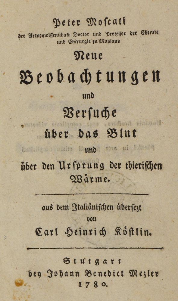 Große Abbildung Nr.1: 126-267 Moscati,P.: (Aus der Sammlung Professor Dr.Dr.Johannes Büttner Teil 1)