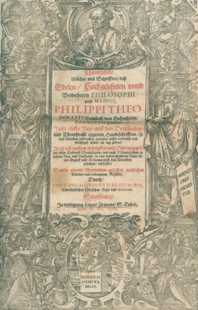 Große Abbildung Nr.1: 126-271 Paracelsus,Th.B.v.: (Aus der Sammlung Professor Dr.Dr.Johannes Büttner Teil 1)