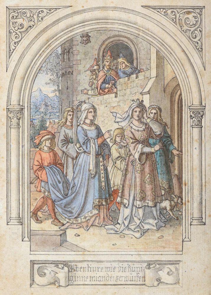 Große Abbildung Nr.1: 126-2762 Nibelungenlied.: (Varia)