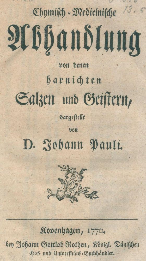 Große Abbildung Nr.1: 126-277 Pauli,J.: (Aus der Sammlung Professor Dr.Dr.Johannes Büttner Teil 1)