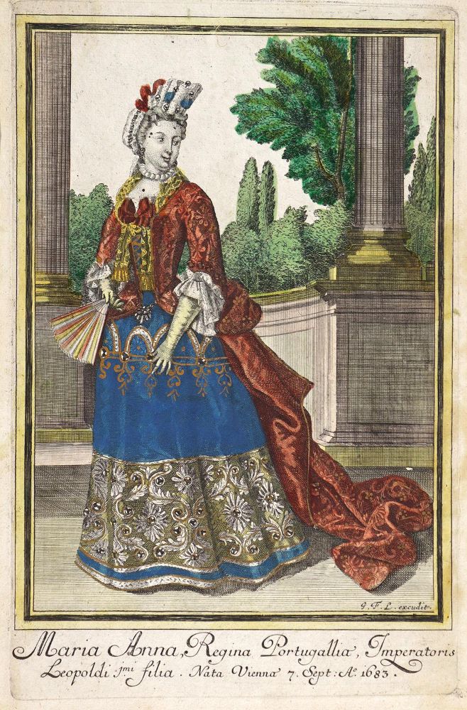 Große Abbildung Nr.1: 126-2776 Maria Anna, Königin von Portugal.: (Varia, Portait)