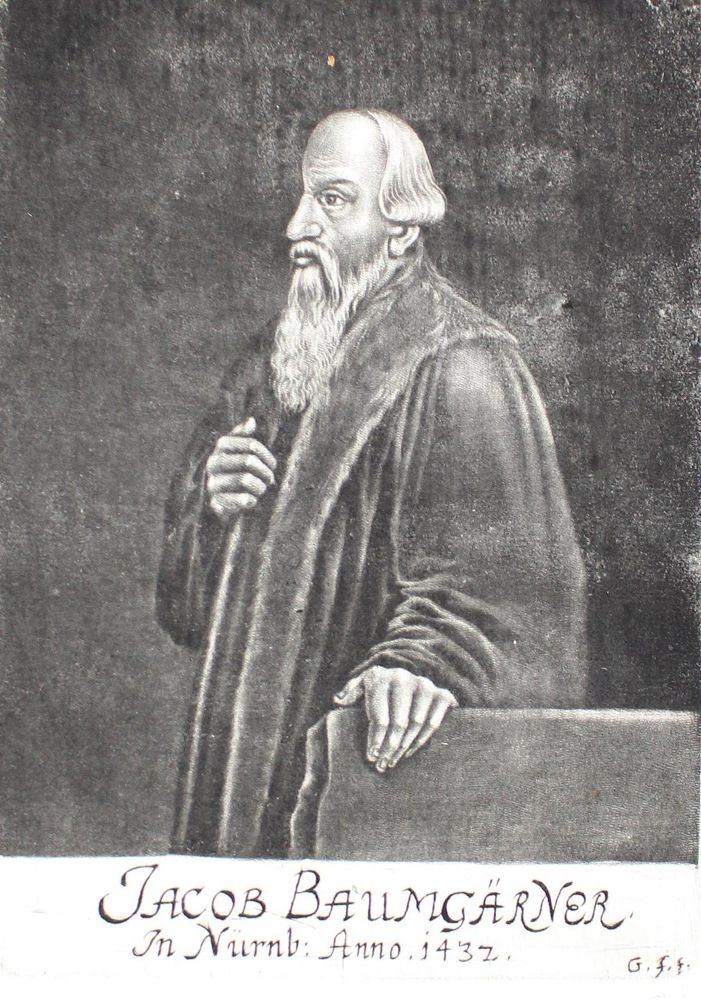 Große Abbildung Nr.1: 126-2779 Baumgärtner, Jacob.: (Varia, Portrait)