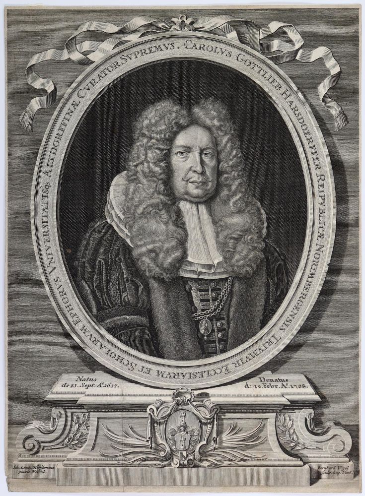 Große Abbildung Nr.1: 126-2805 Harsdorfer, Gottlieb Karl.: (Varia, Portrait)