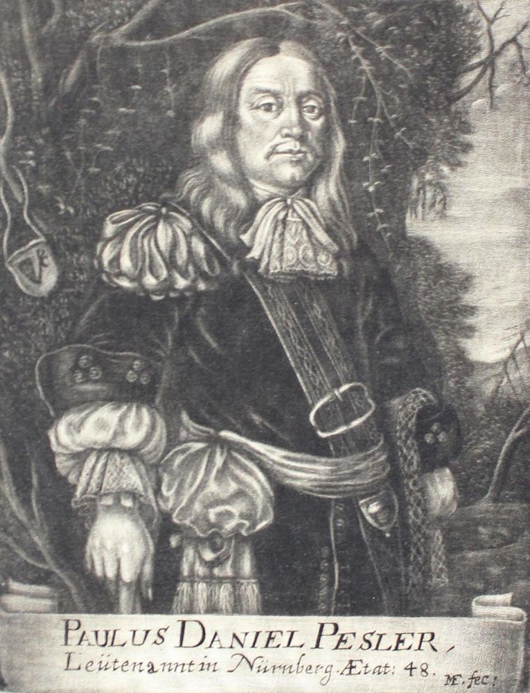 Große Abbildung Nr.1: 126-2824 Pesler, Paulus Daniel.: (Varia, Portrait)