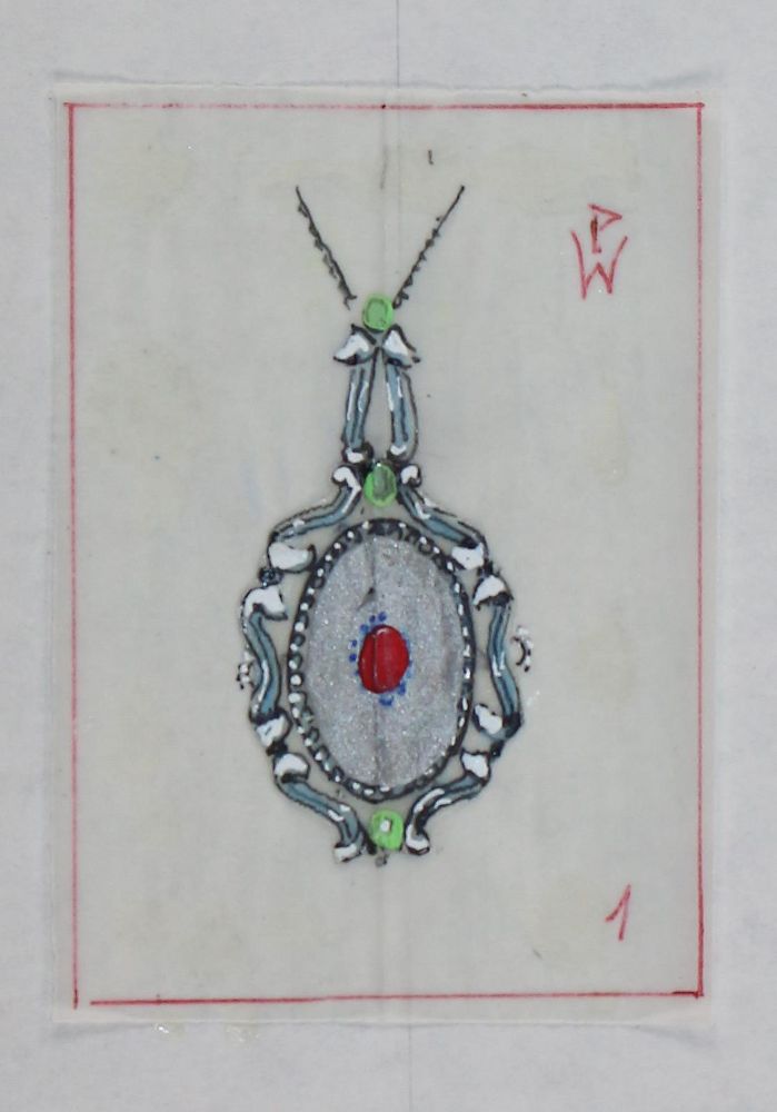 Große Abbildung Nr.4: 126-2855 Wörner, Paul: (Varia, Schmuck, Pforzheim)