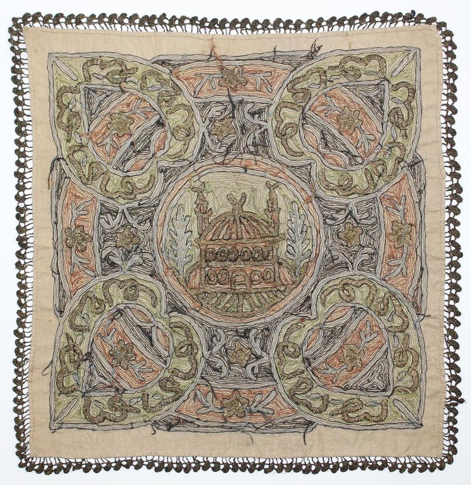 Große Abbildung Nr.2: 126-2862 Brokatstickerei.: (Varia, Textil)
