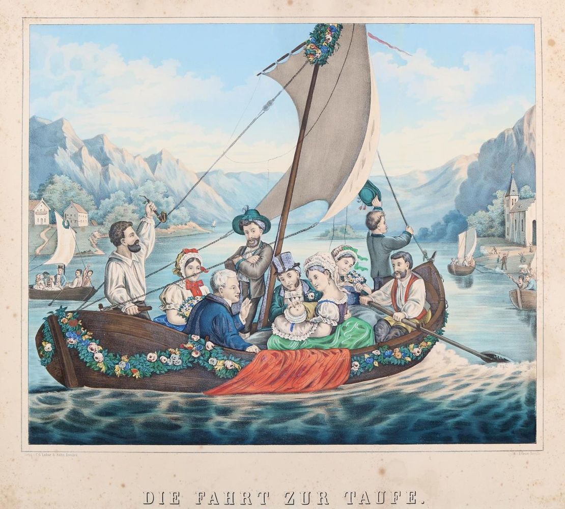 Große Abbildung Nr.1: 126-2865 Vier wichtige Begebenheiten eines Lebens.: (Varia)