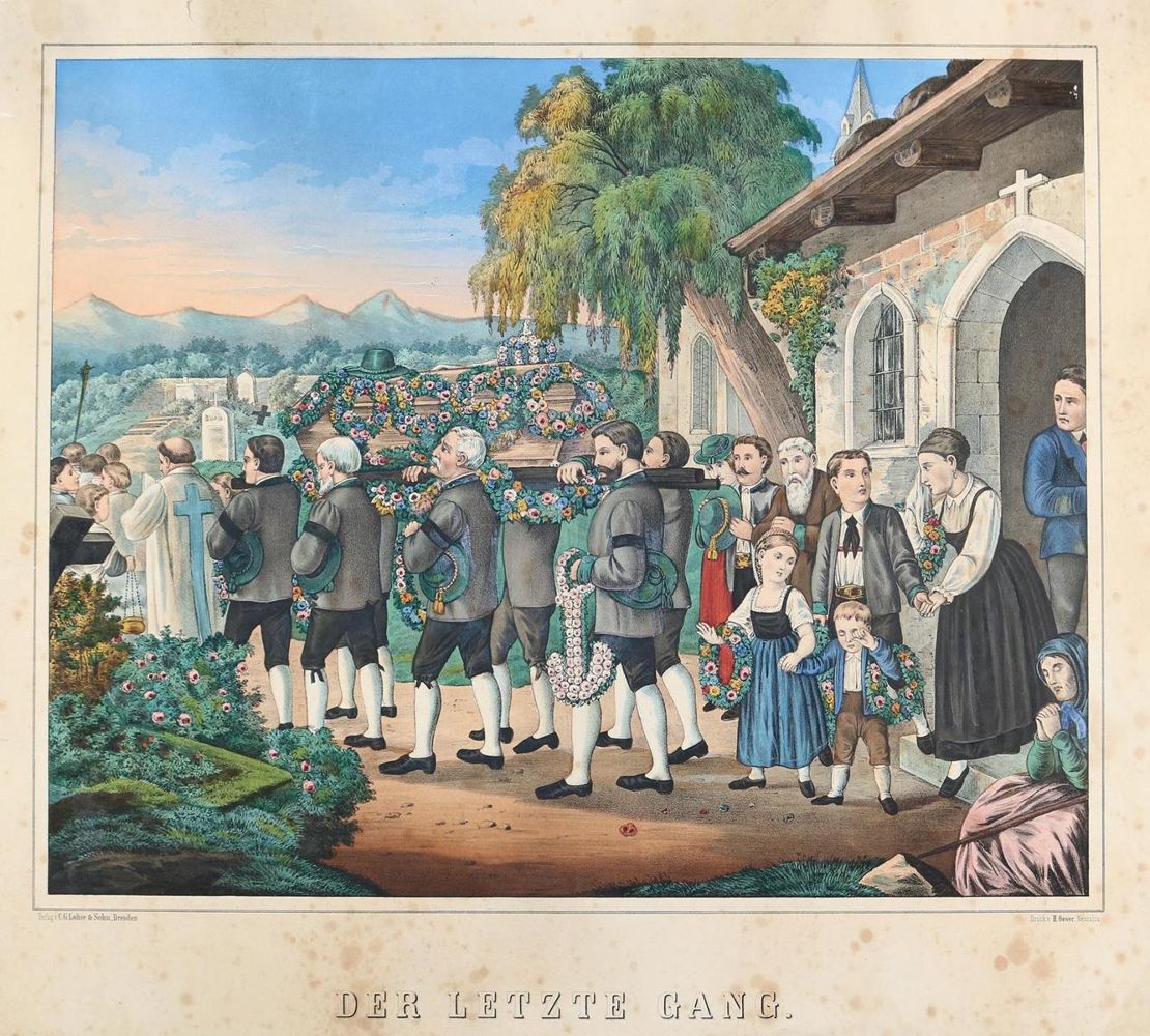 Große Abbildung Nr.4: 126-2865 Vier wichtige Begebenheiten eines Lebens.: (Varia)