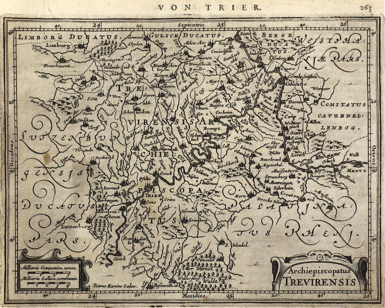 Große Abbildung Nr.1: 126-2878 Archiepiscopatus Trevirensis.: (Deutschland)