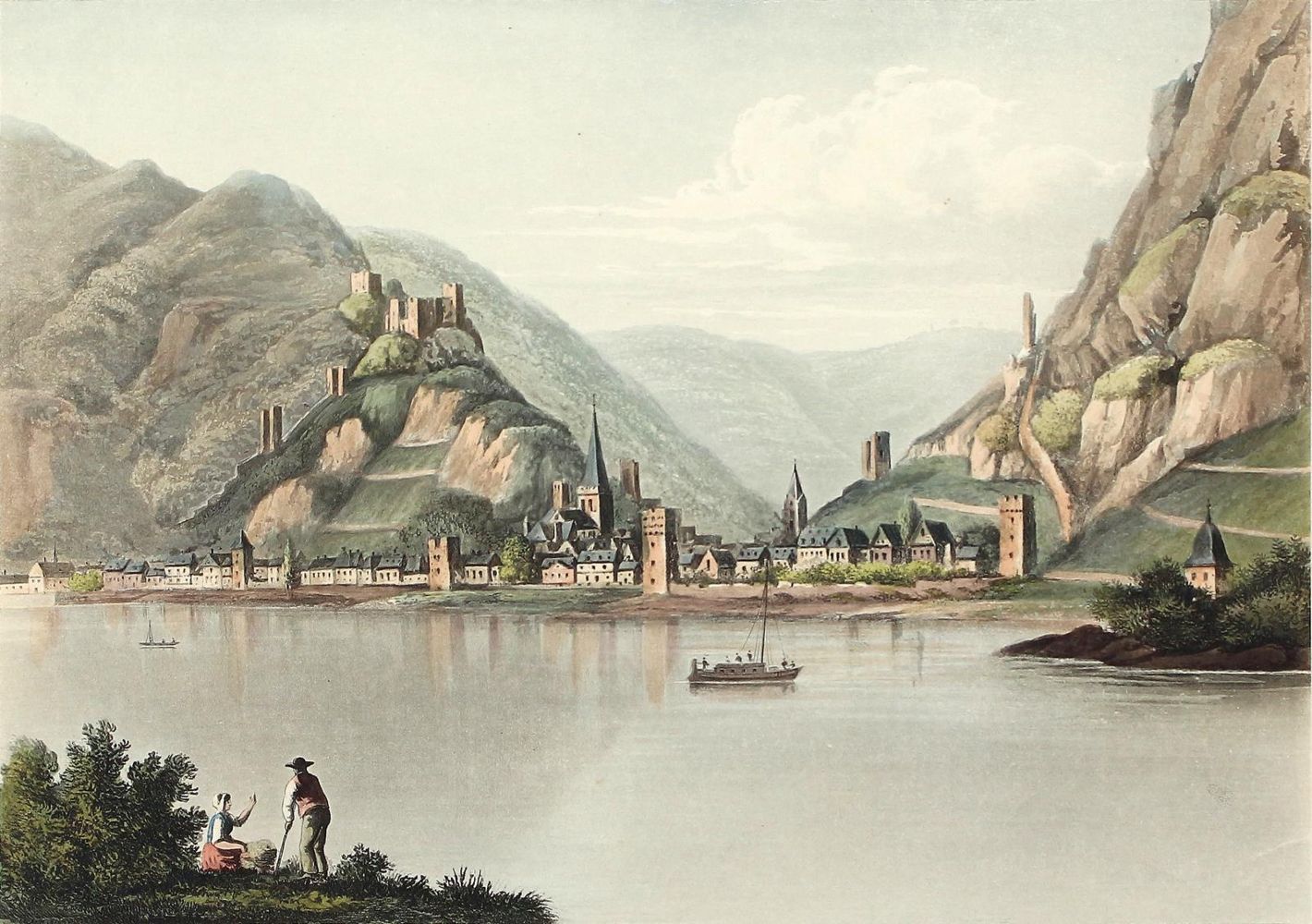 Große Abbildung Nr.1: 126-2881 Bacharach am Rhein.: (Deutschland)