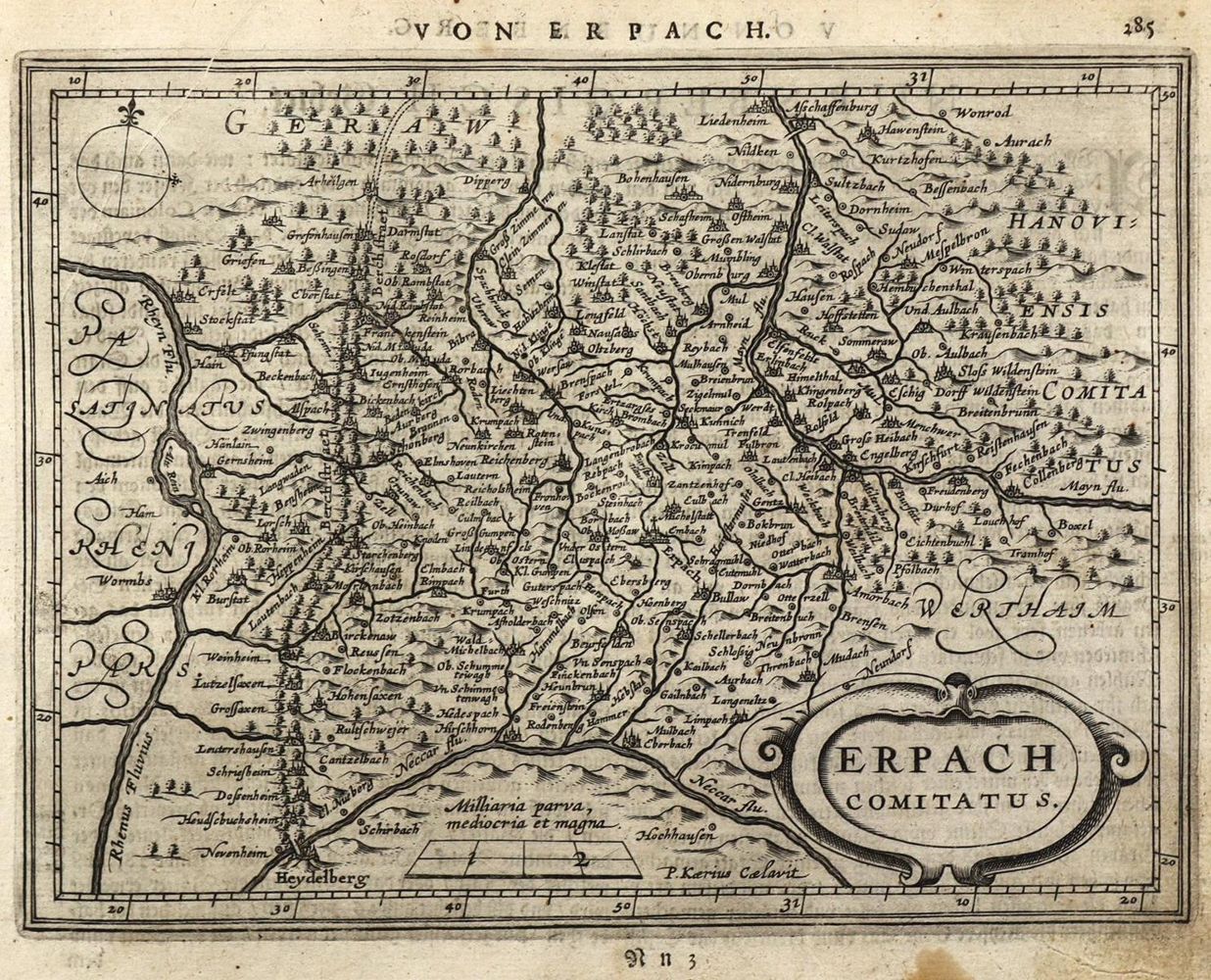 Große Abbildung Nr.1: 126-2911 Erpach. - Territorium Normbergense.: (Deutschland)