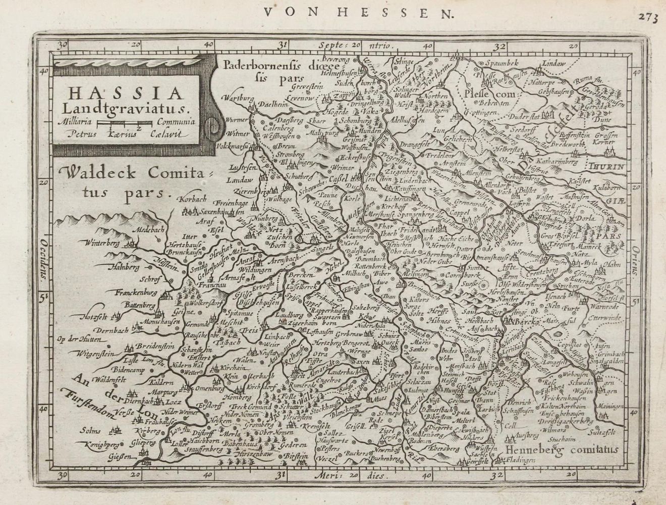 Große Abbildung Nr.1: 126-2925 Hassia landtgraviatus. - Franckenland. - Palatinus: (Deutschland)