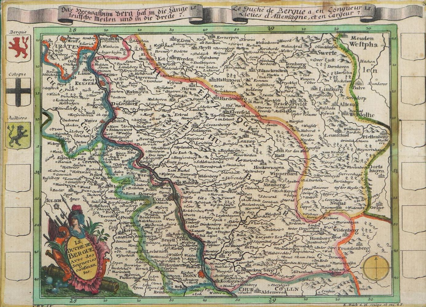 Große Abbildung Nr.1: 126-2929 Herzogtum Berg.: (Deutschland)
