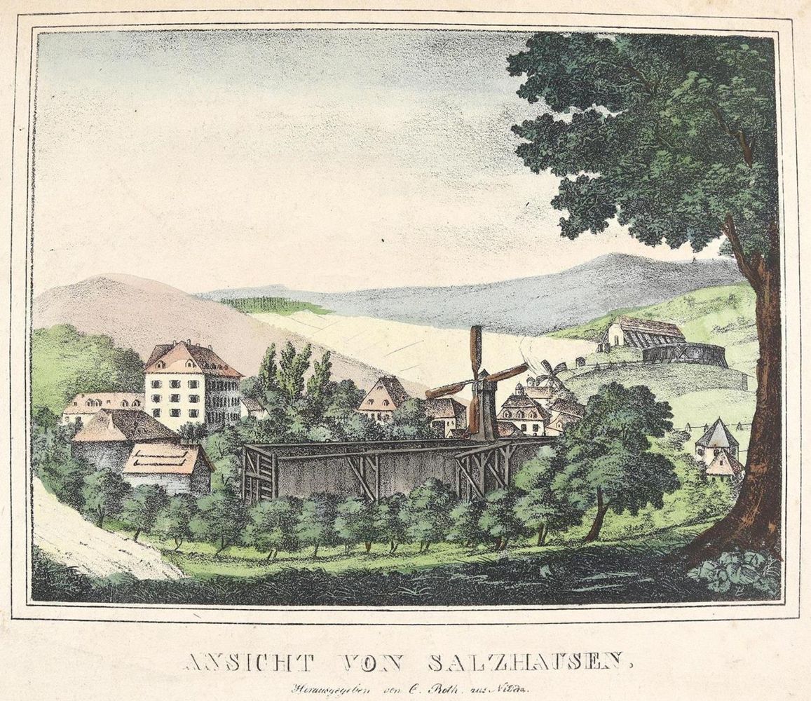 Große Abbildung Nr.1: 126-2950 Nidda. Bad Salzhausen.: (Deutschland)