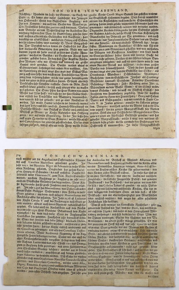 Große Abbildung Nr.4: 126-2996 Wirtenberg Ducatus. - Totius Sveviae (...).: (Deutschland)