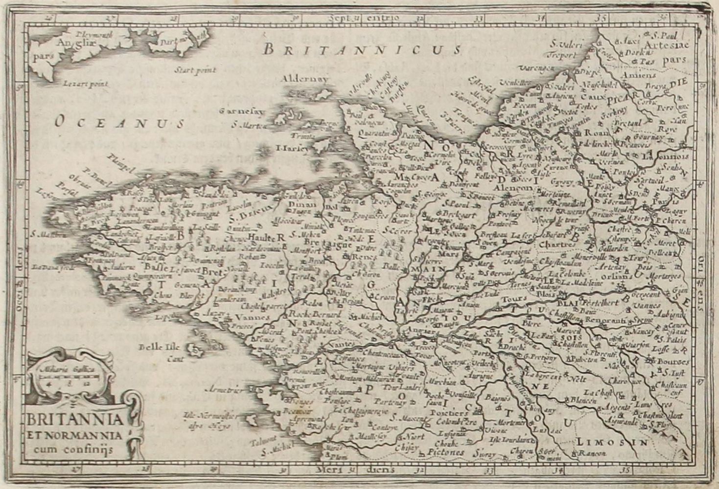 Große Abbildung Nr.1: 126-3038 Britannia et Normannia.: (Ausland, Europa)