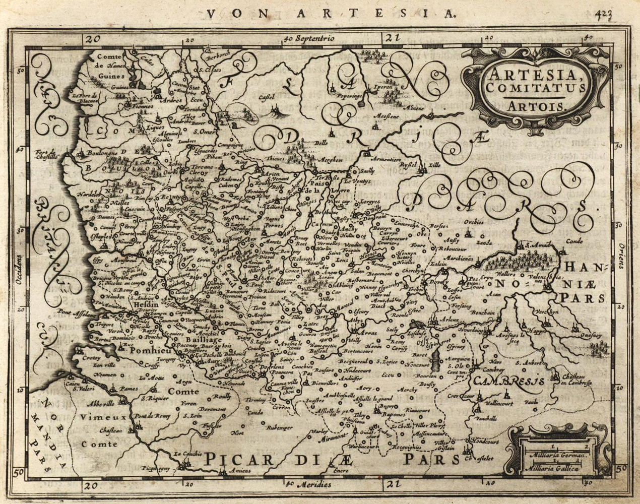 Große Abbildung Nr.1: 126-3043 Artemisia comitatus Artois. - Languedoc.: (Ausland, Frankreich)