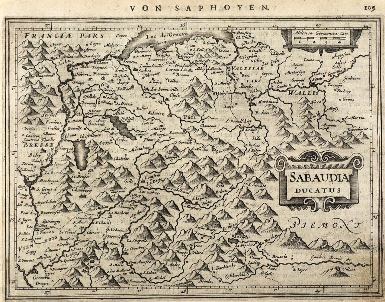 Große Abbildung Nr.1: 126-3064 Sabaudia Ducatus. - Lotha Ringia Merisionalis.: (Ausland, Frankreich)