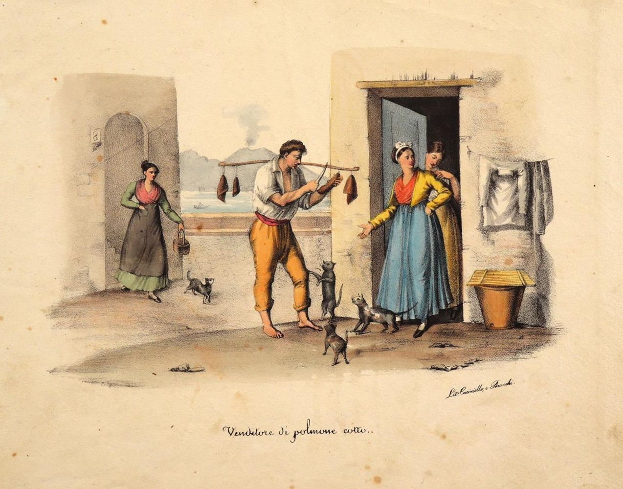 Große Abbildung Nr.1: 126-3080 Berufsdarstellung.: (Ausland, Italien)