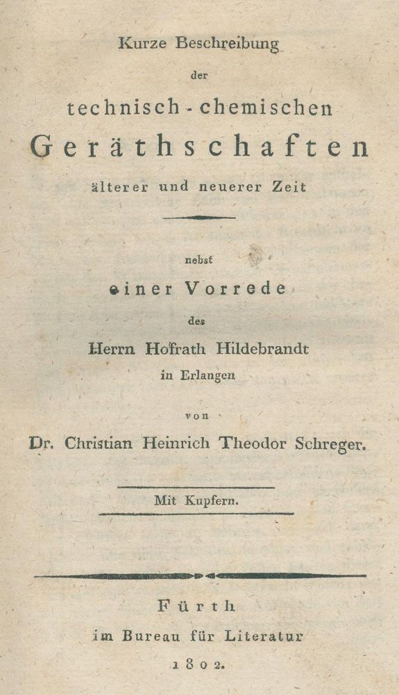 Große Abbildung Nr.1: 126-309 Schreger,C.H.T.: (Aus der Sammlung Professor Dr.Dr.Johannes Büttner Teil 1)