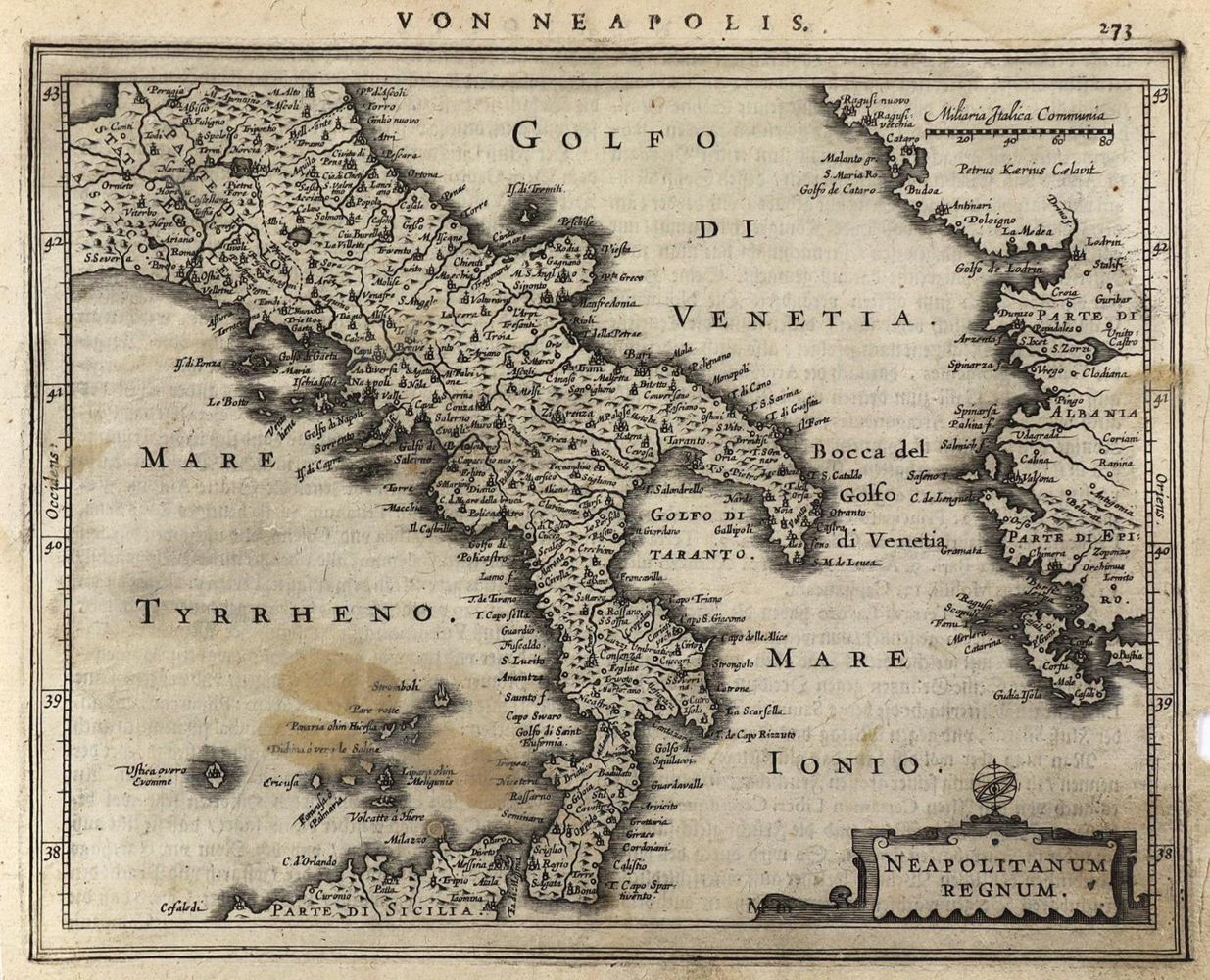 Große Abbildung Nr.1: 126-3097 Neapolitanum Regnum.: (Ausland, Italien)