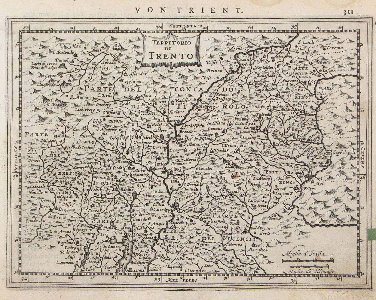 Große Abbildung Nr.1: 126-3106 Territorio di Trento.: (Ausland, Italien.)