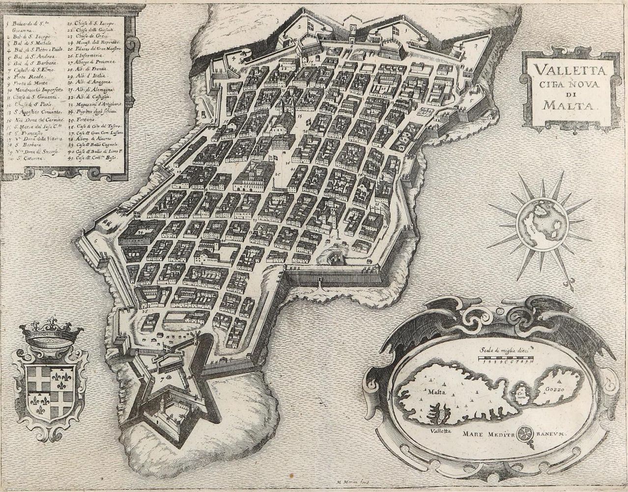 Große Abbildung Nr.1: 126-3120 La Valetta.: (Ausland, Malta)