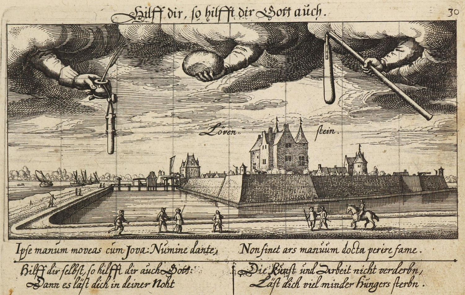 Große Abbildung Nr.1: 126-3135 Loevestein bei Gorinchem.: (Ausland, Niederlande)