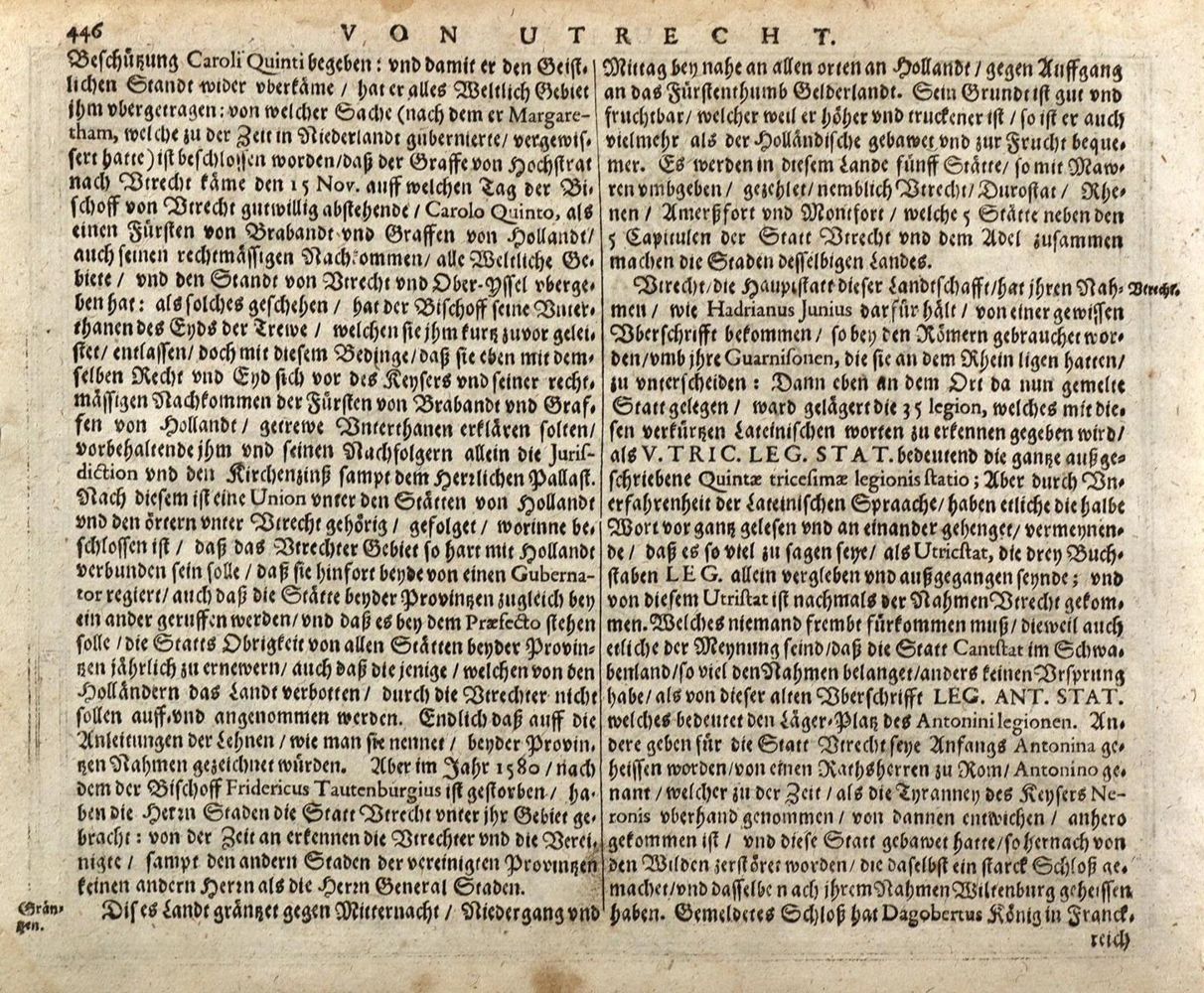 Große Abbildung Nr.2: 126-3144 Ultraiectum.: (Ausland, Niederlande)
