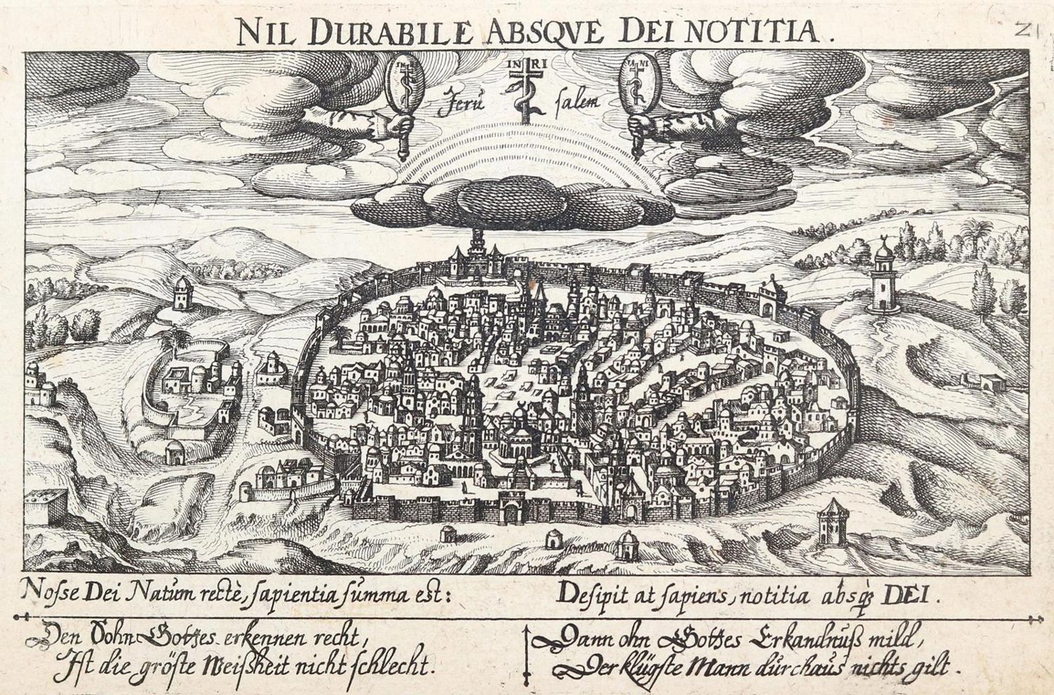 Große Abbildung Nr.1: 126-3170 Jerusalem.: (Ausland, Palästina)