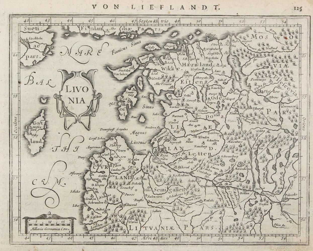 Große Abbildung Nr.1: 126-3187 Livonia.: (Ausland, Russland)