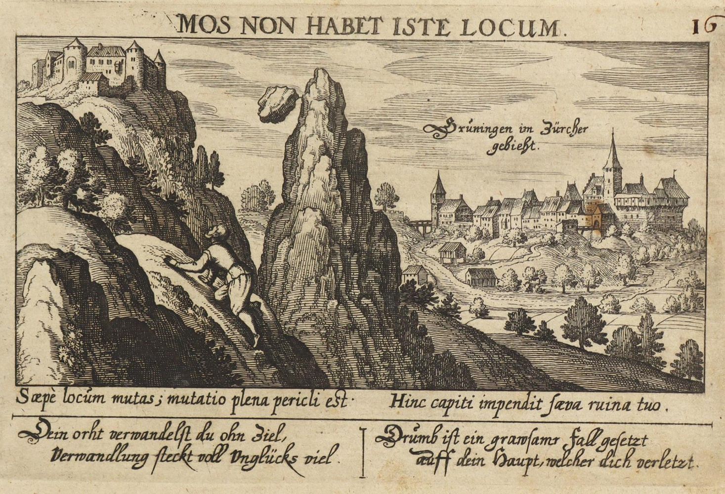 Große Abbildung Nr.1: 126-3216 Grüningen.: (Ausland, Schweiz)