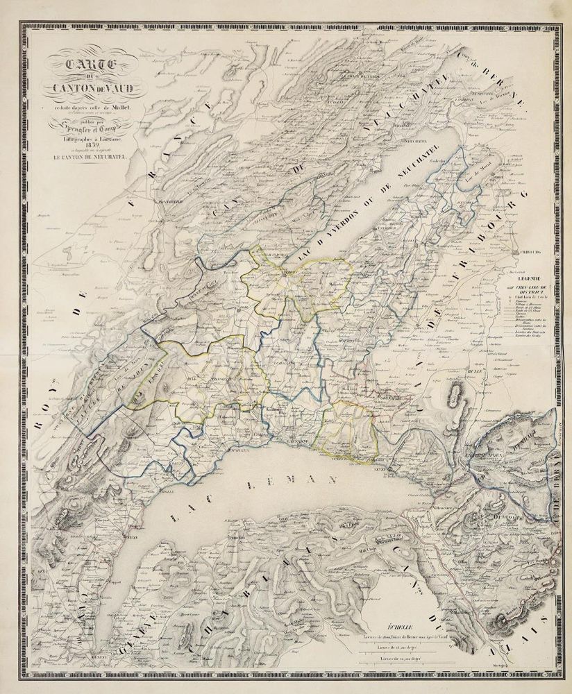 Große Abbildung Nr.1: 126-3218 Kanton Waadt.: (Ausland, Schweiz)