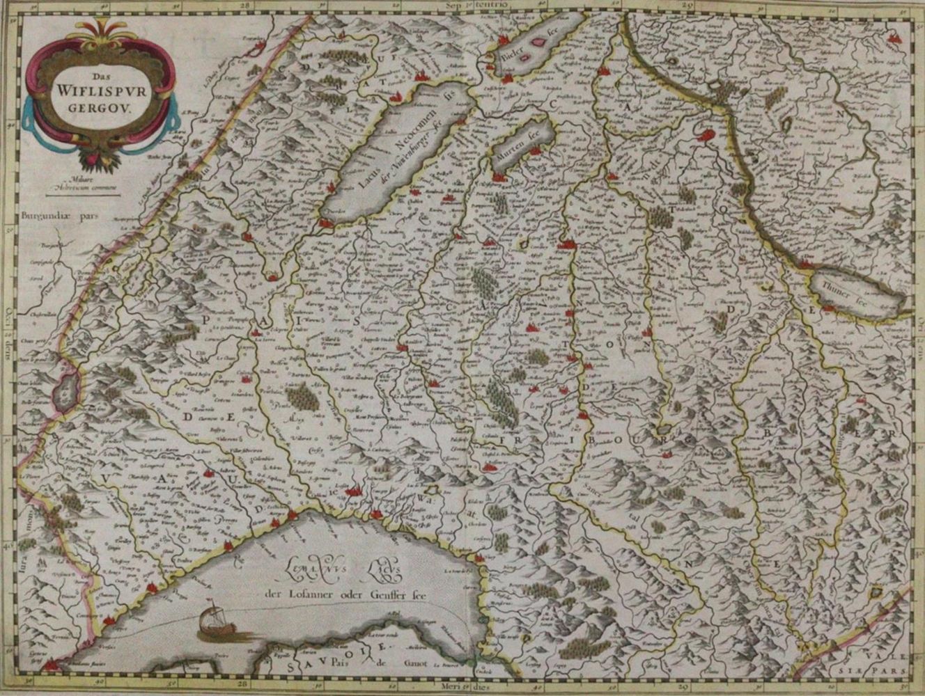Große Abbildung Nr.1: 126-3245 West-Schweiz.: (Ausland, Schweiz)
