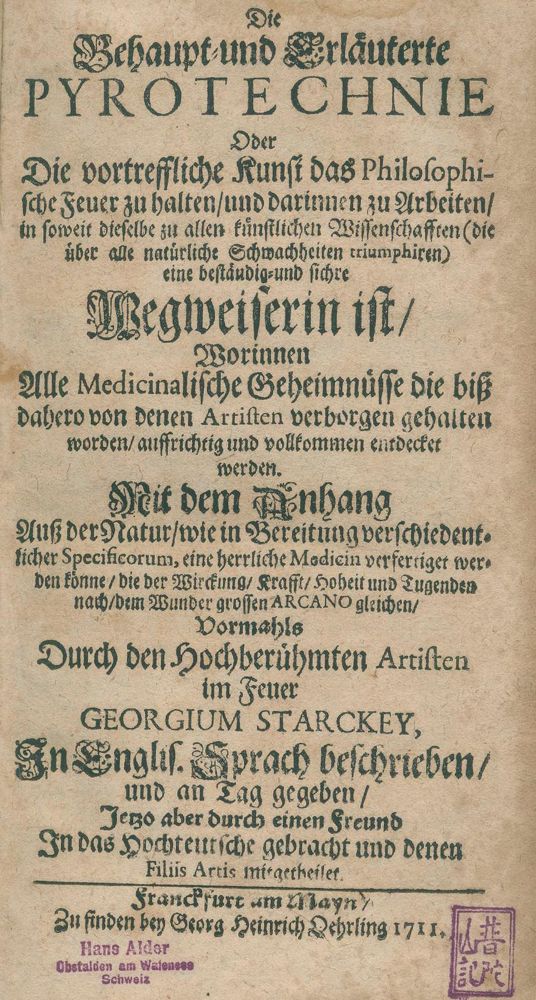 Große Abbildung Nr.1: 126-325 Starckey,G.: (Aus der Sammlung Professor Dr.Dr.Johannes Büttner Teil 1)