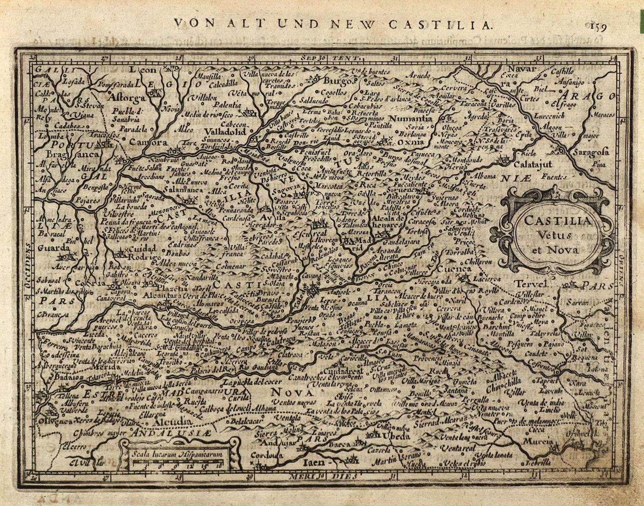 Große Abbildung Nr.1: 126-3254 Castilia vetus et nova. - Andalusia et Granada.: (Ausland, Spanien.)