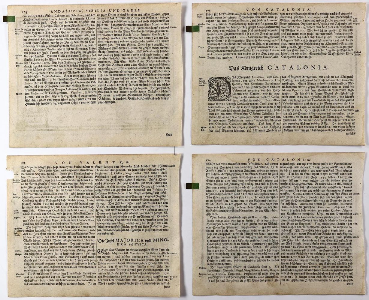 Große Abbildung Nr.4: 126-3254 Castilia vetus et nova. - Andalusia et Granada.: (Ausland, Spanien.)