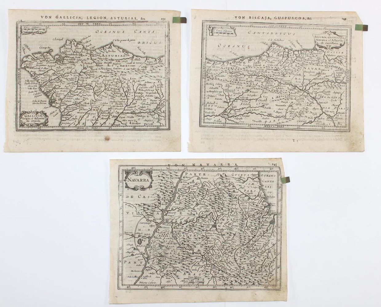 Große Abbildung Nr.3: 126-3257 Hispania nova Descript.: (Ausland, Spanien.)