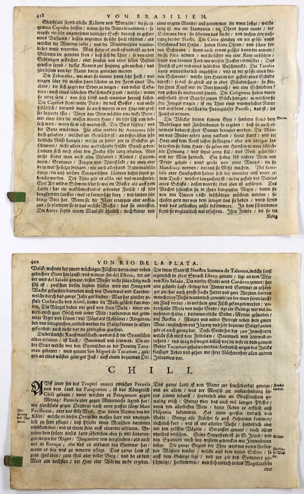 Große Abbildung Nr.6: 126-3267 America Meridionalis.: (Ausland, Südamerika)