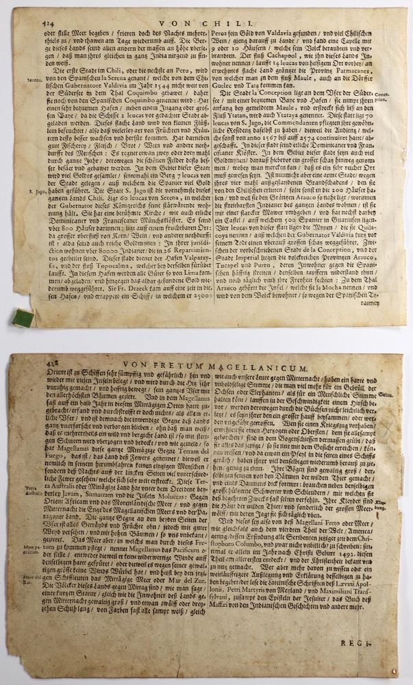 Große Abbildung Nr.8: 126-3267 America Meridionalis.: (Ausland, Südamerika)