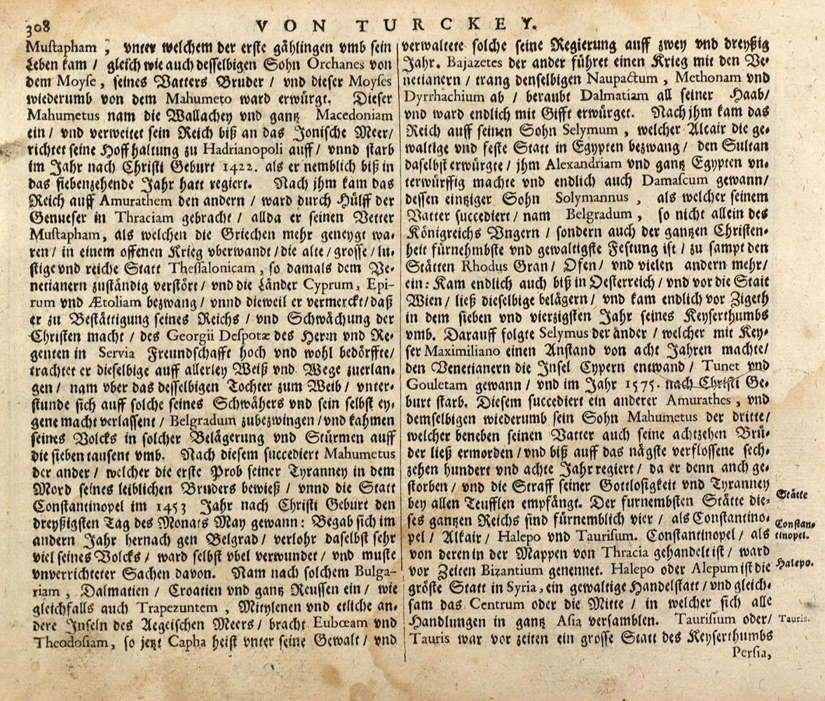 Große Abbildung Nr.2: 126-3293 Turcici imperii imago. - Natolia (...).: (Ausland, Türkei)